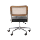 Cane Back Office Chair-Office Chairs-LH Imports-LOOMLAN