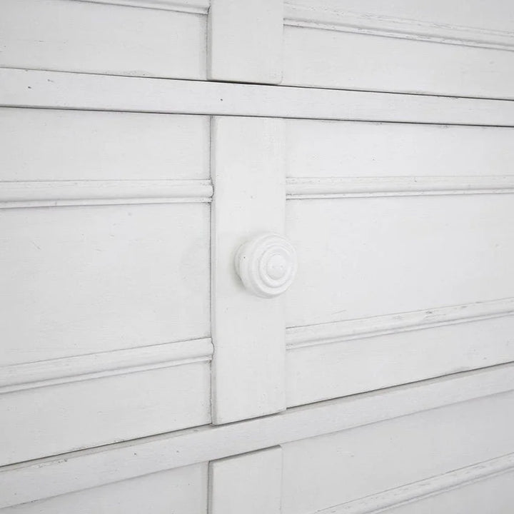 Cane Bay Five Drawer White Chest - LOOMLAN - Palmetto Home - Chests