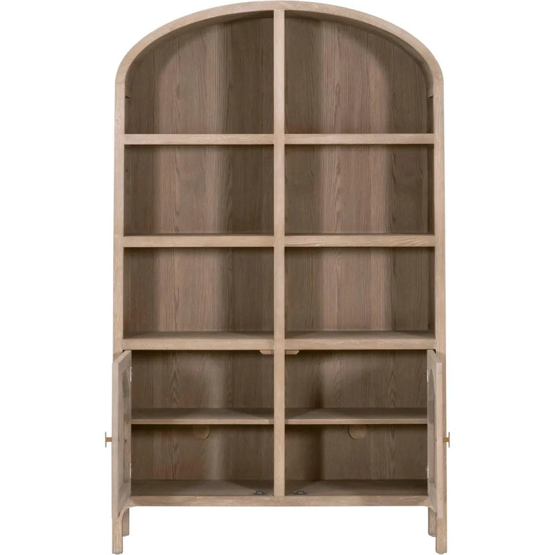 Cane Modern Styled Wooden Storage Bookcase