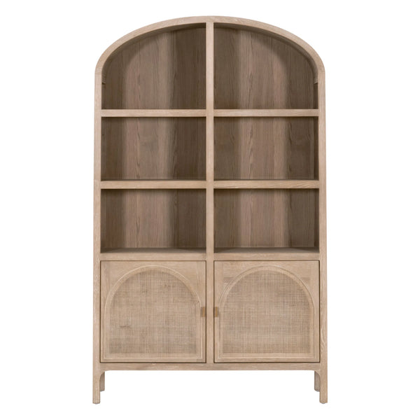 Cane Modern Styled Wooden Storage Bookcase