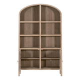 Cane Modern Styled Wooden Storage Bookcase