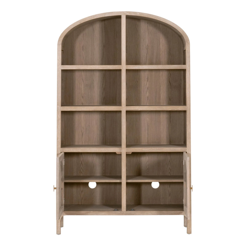 Cane Modern Styled Wooden Storage Bookcase