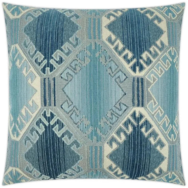 Cankiri Sapphire Blue Throw Pillow Insert - LOOMLAN - D.V. Kap - Throw Pillows