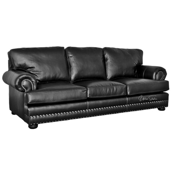Canyon Panorama - Southwestern Custom Made Leather Sofa Sofas & Loveseats LOOMLAN By Uptown Sebastian