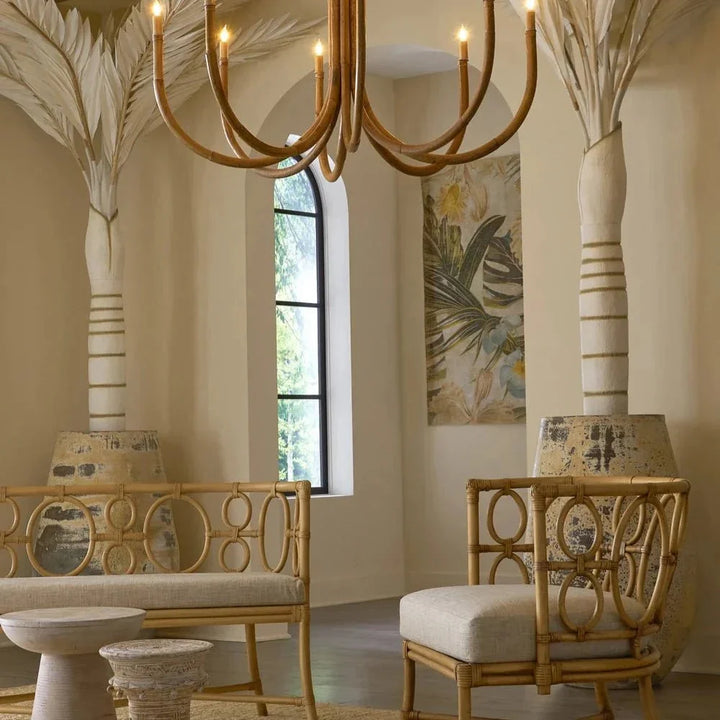 Capaci Terracotta Outdoor White Planter-Outdoor Accessories-Currey & Co-LOOMLAN