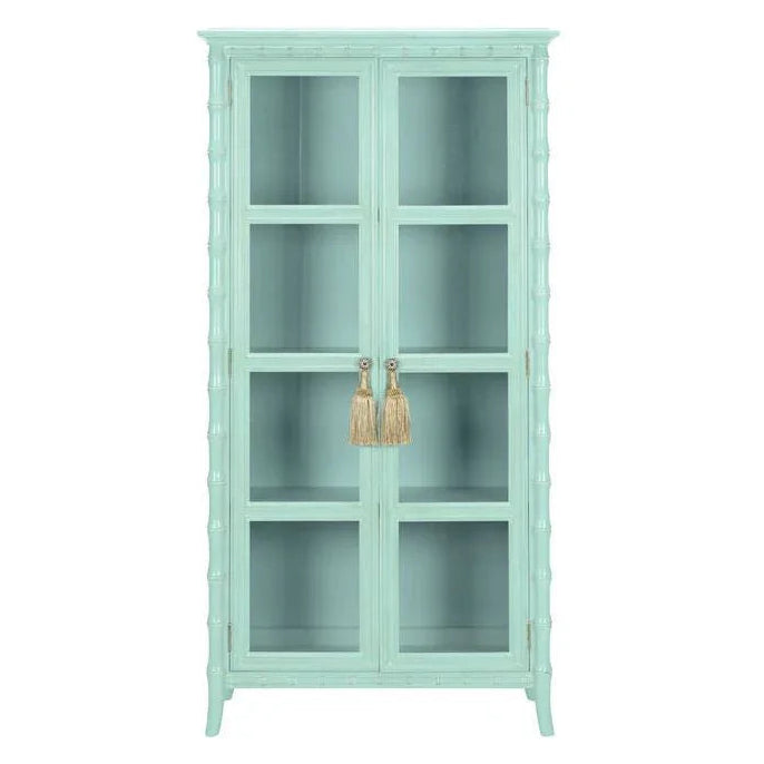 Cape Cod Linen Green Cabinet - LOOMLAN - Wildwood - Accent Cabinets
