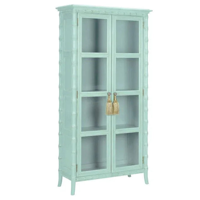 Cape Cod Linen Green Cabinet - LOOMLAN - Wildwood - Accent Cabinets