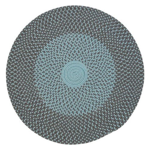 Cape Eden Round Outdoor Rugs-Outdoor Rugs-Colonial Mills-Bluestone Grey-3' x 3'-LOOMLAN