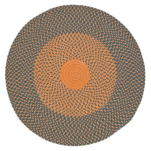 Cape Eden Round Outdoor Rugs-Outdoor Rugs-Colonial Mills-Rusted Charcoal-3' x 3'-LOOMLAN