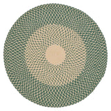 Cape Eden Round Outdoor Rugs-Outdoor Rugs-Colonial Mills-Sunsoaked Moss-3' x 3'-LOOMLAN