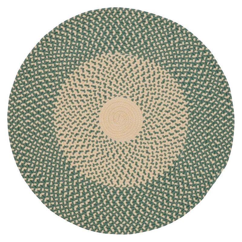 Cape Eden Round Outdoor Rugs-Outdoor Rugs-Colonial Mills-Sunsoaked Moss-3' x 3'-LOOMLAN