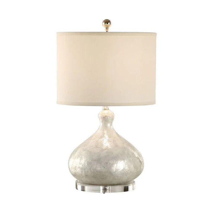 Capiz Shell Bottle White Table Lamp - LOOMLAN - Wildwood - Table Lamps