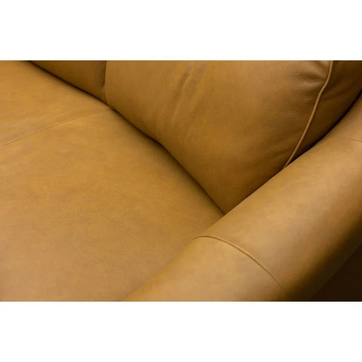 Capri Luxurious Leather Comfort Sectional - LOOMLAN - Sectionals
