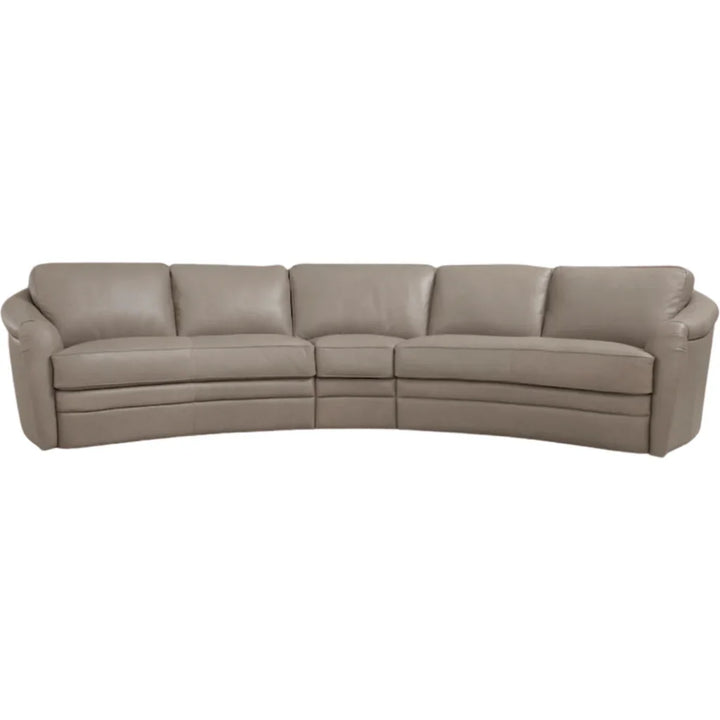 Capri Luxurious Leather Comfort Sectional - LOOMLAN - Sectionals
