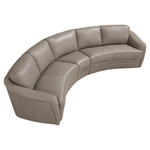 Capri Luxurious Leather Comfort Sectional