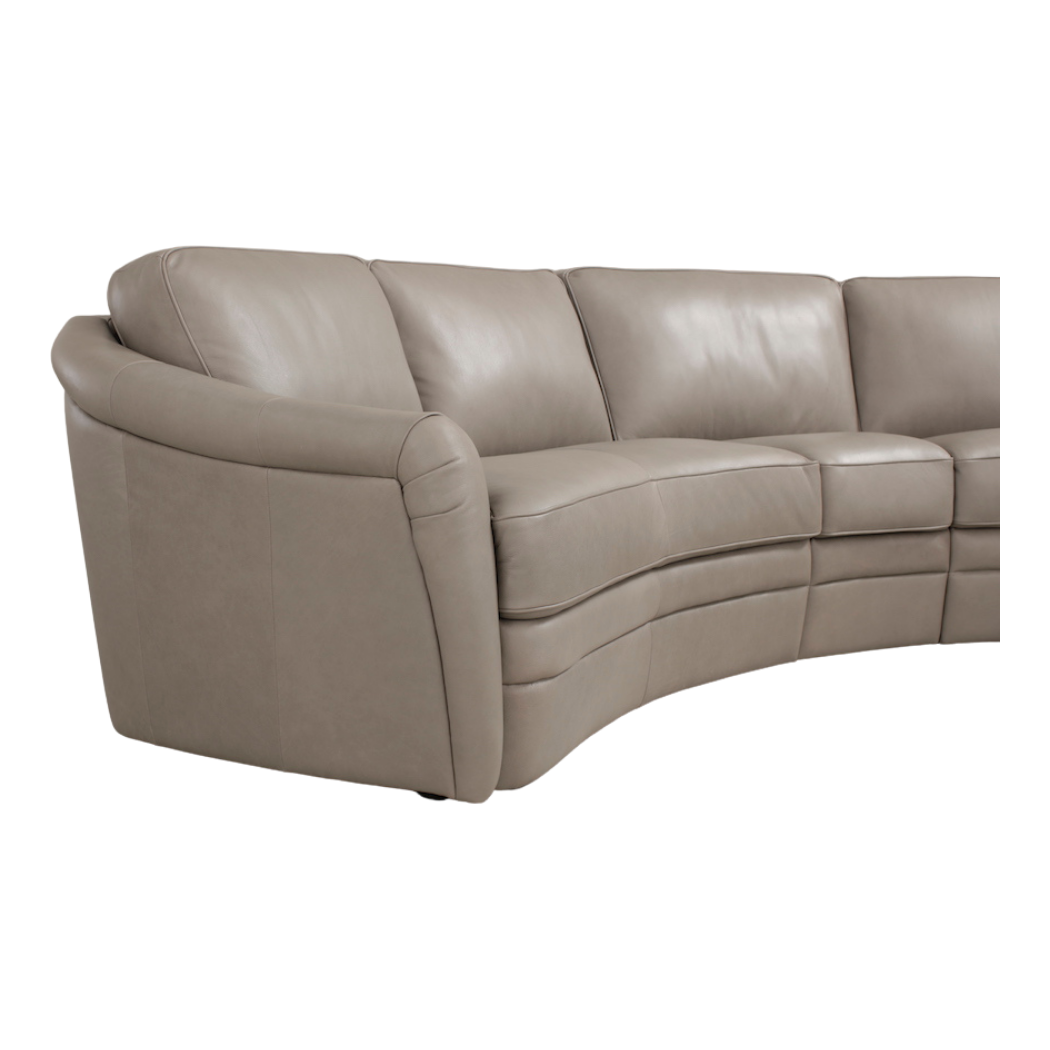 Capri Luxurious Leather Comfort Sectional