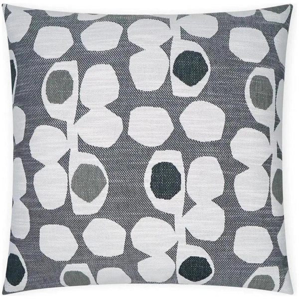 Caprioni Tuxedo Abstract Grey Large Throw Pillow Insert - LOOMLAN - D.V. Kap - Throw Pillows