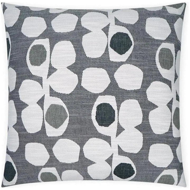 Caprioni Tuxedo Abstract Grey Large Throw Pillow Insert - LOOMLAN - D.V. Kap - Throw Pillows