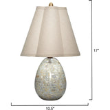 Capsule Mother Of Pearl Table Lamp By Jamie Young