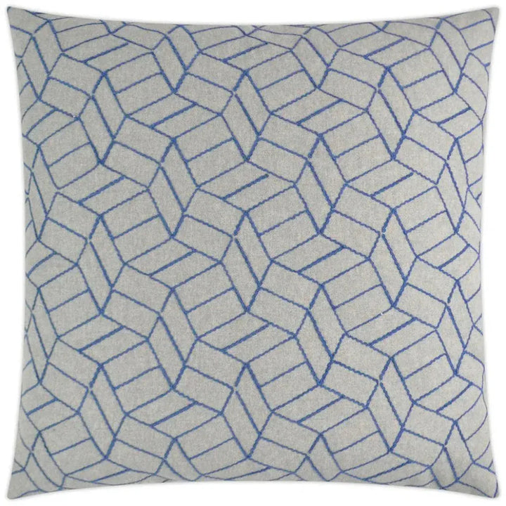 Caramba Sapphire Grey Throw Pillow Insert - LOOMLAN - D.V. Kap - Throw Pillows