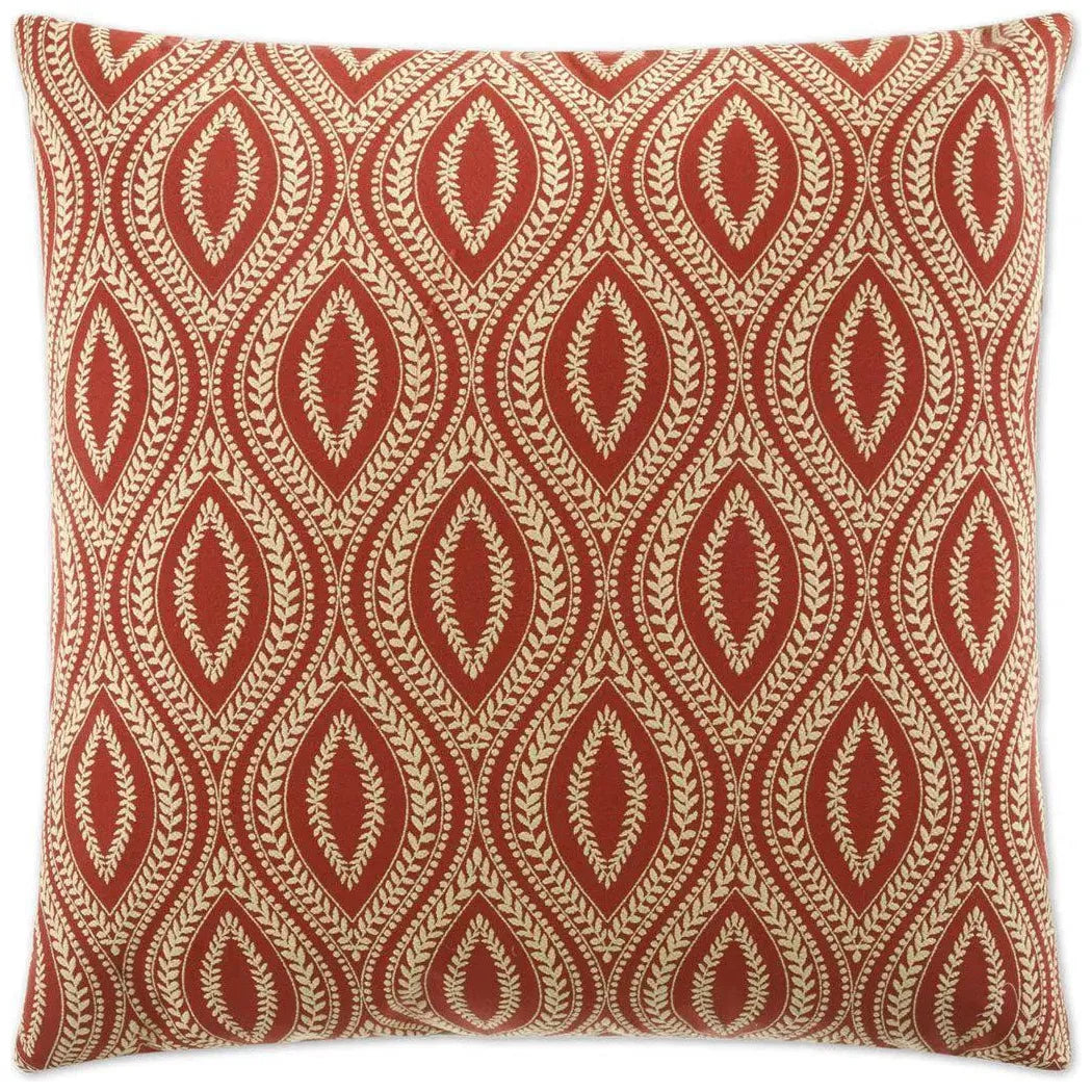 Carino Paprika Throw Pillow With Insert