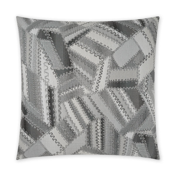 Carissa Pillow - Charcoal-Throw Pillows-D.V. KAP-LOOMLAN