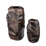 Carmelo Cast Aluminum Vases (Set Of 2)