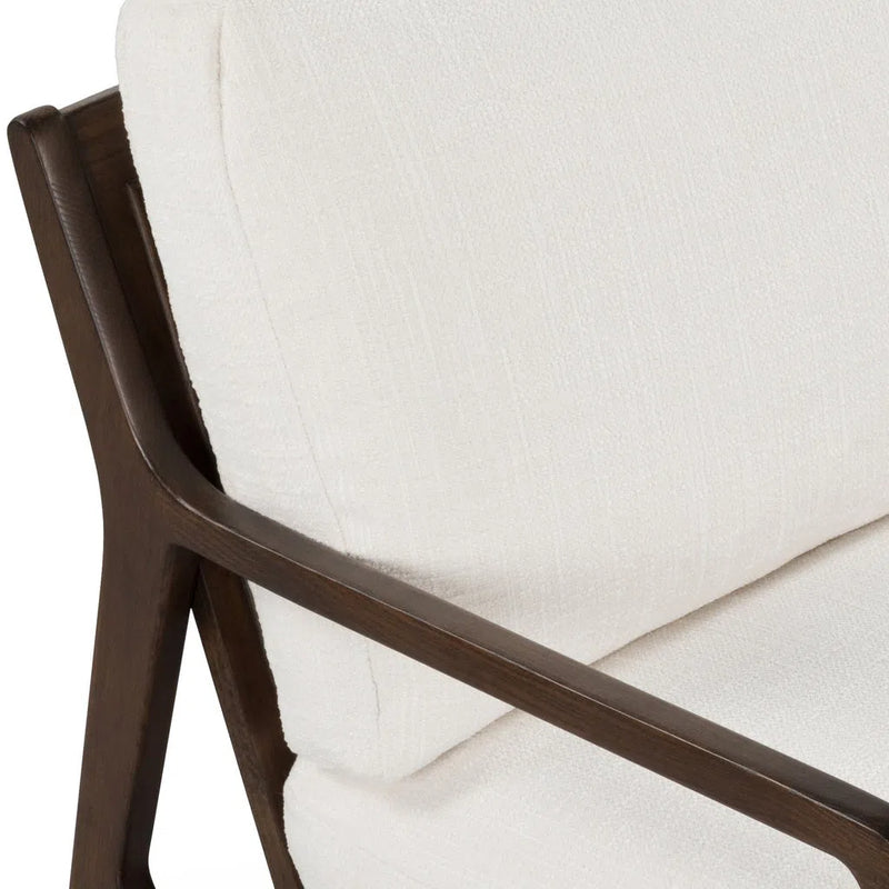 Carmelo Linen Upholstered Accent Arm Chair