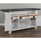 Carriage House Home Bar Island Counter Height Dining Home Bar Islands LOOMLAN By Sunny D