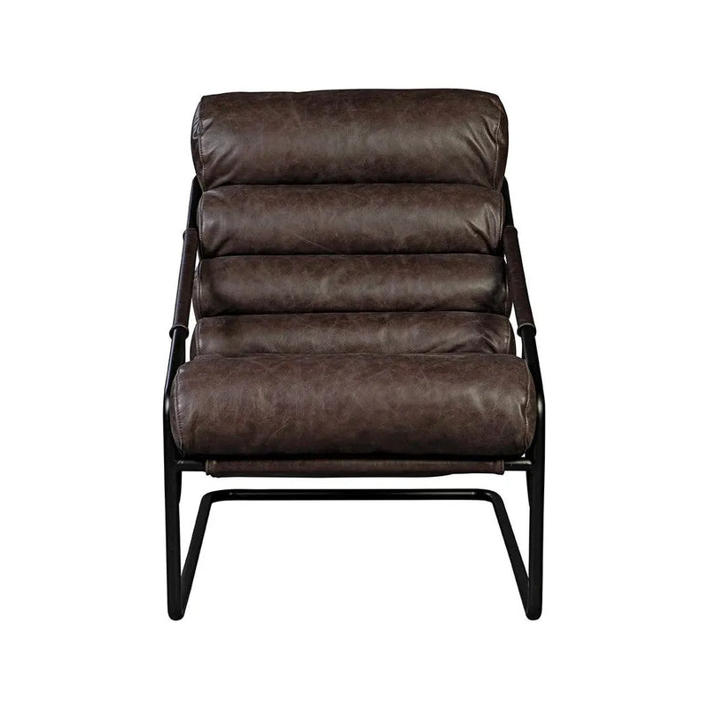 Carrington Leather Occasional Chair-Accent Chairs-Furniture Classics-LOOMLAN