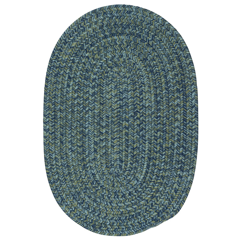 Carrington Tweed Modern Oval Outdoor Rugs