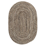 Carrington Tweed Modern Oval Outdoor Rugs