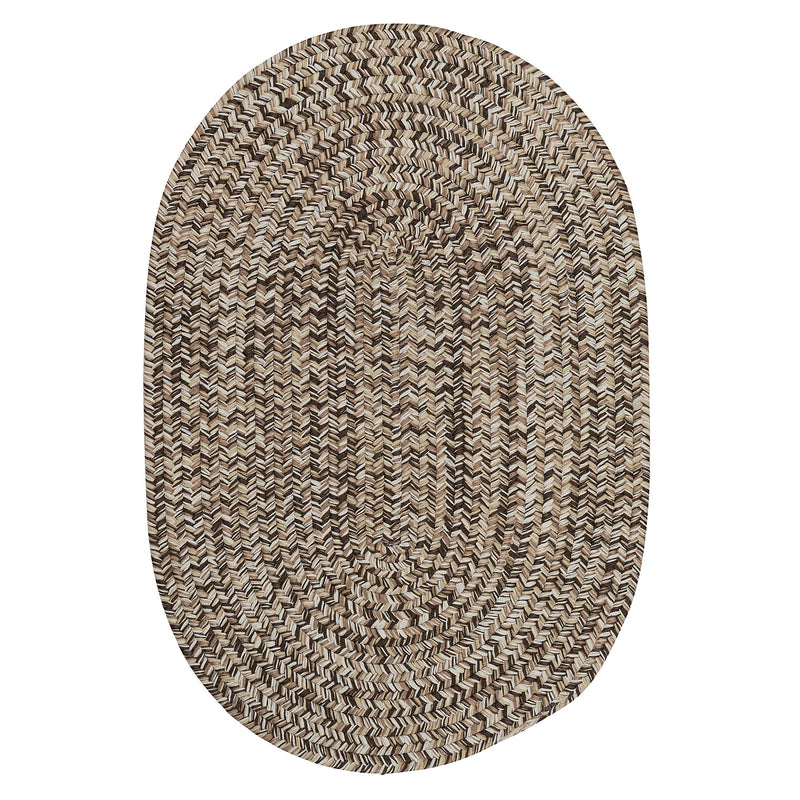 Carrington Tweed Modern Oval Outdoor Rugs