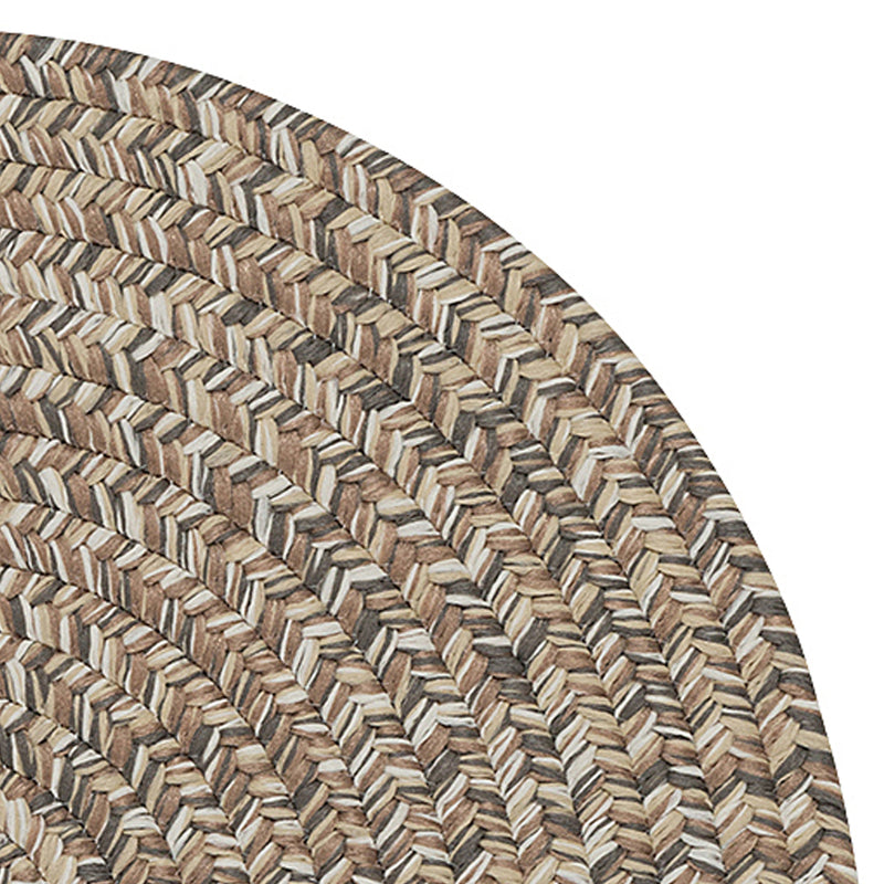 Carrington Tweed Modern Oval Outdoor Rugs