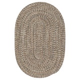 Carrington Tweed Modern Oval Outdoor Rugs