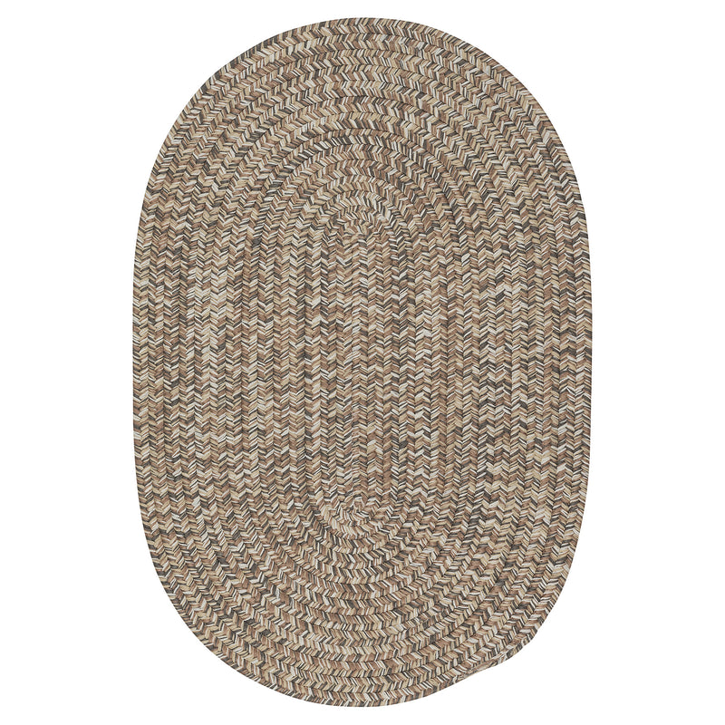 Carrington Tweed Modern Oval Outdoor Rugs