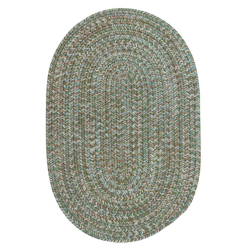 Carrington Tweed Modern Oval Outdoor Rugs