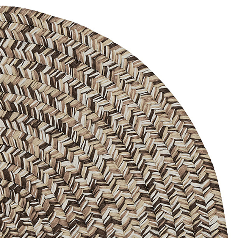 Carrington Tweed Modern Round Outdoor Rugs