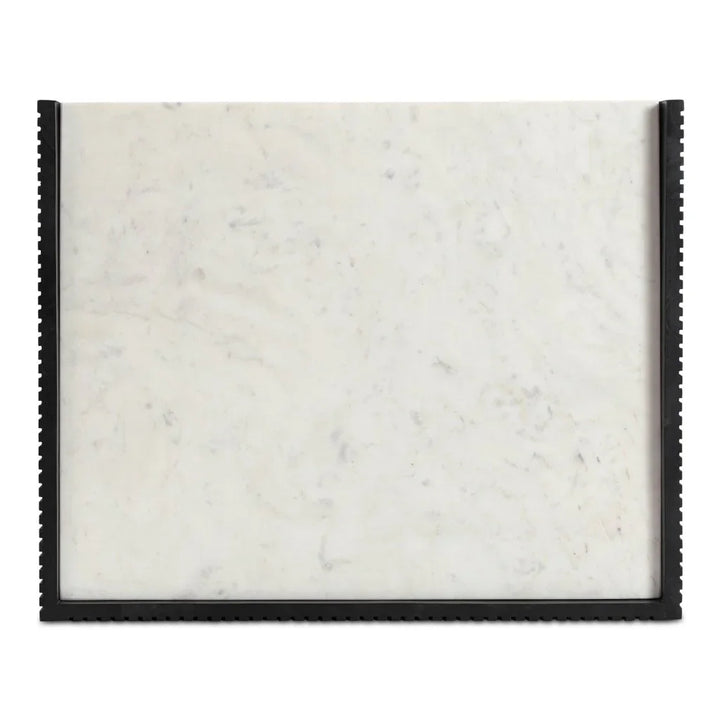 Carter Black Marble Top Nightstand - LOOMLAN - Moe's Home - Nightstands