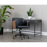 Carter Leather Office Armchair-Office Chairs-SUNPAN-LOOMLAN