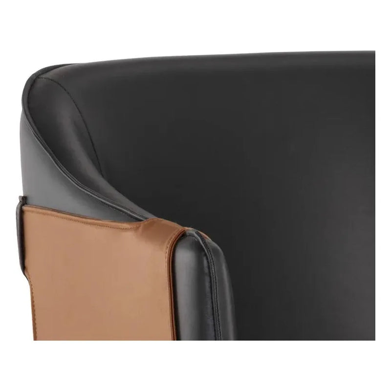 Carter Leather Office Armchair-Office Chairs-SUNPAN-LOOMLAN