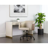 Carter Leather Office Armchair-Office Chairs-SUNPAN-LOOMLAN