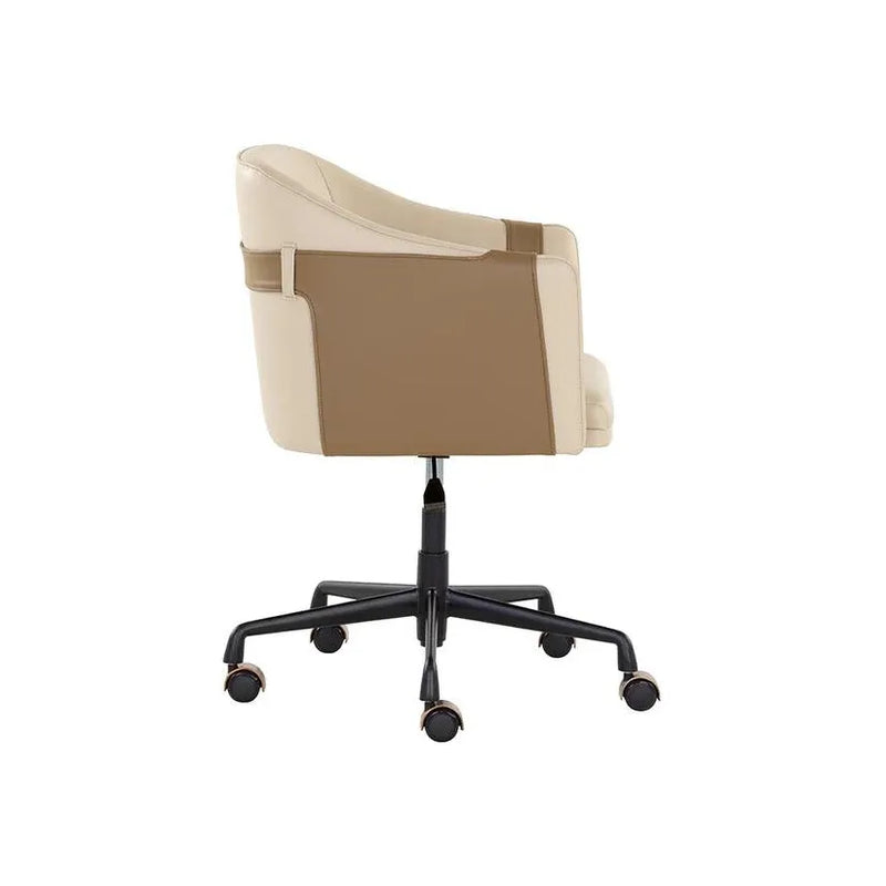 Carter Leather Office Armchair-Office Chairs-SUNPAN-LOOMLAN