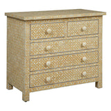 Casava Luxurious Wooden 5 Drawers Chest