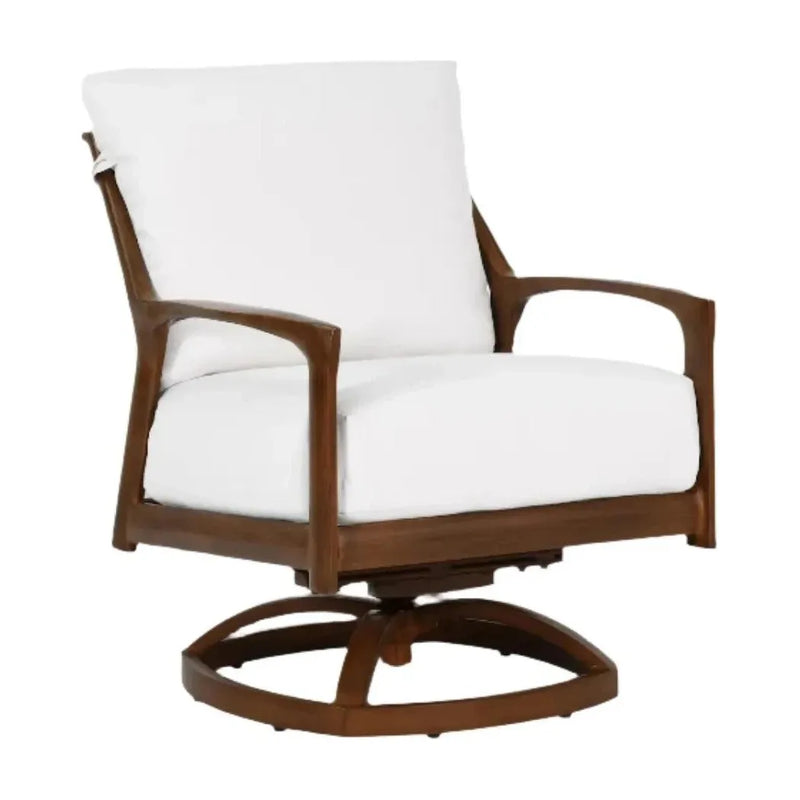 Castelle Berkeley Lounge Outdoor Swivel Chair Made USA-Outdoor Lounge Chairs-Castelle-LOOMLAN