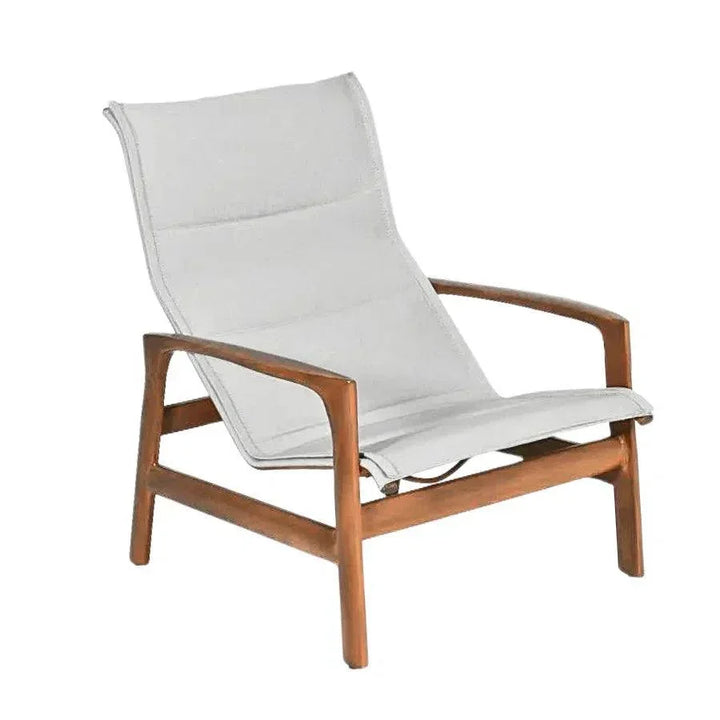 Castelle Berkeley Padded Sling Lounge Chair-Outdoor Lounge Chairs-Castelle-LOOMLAN