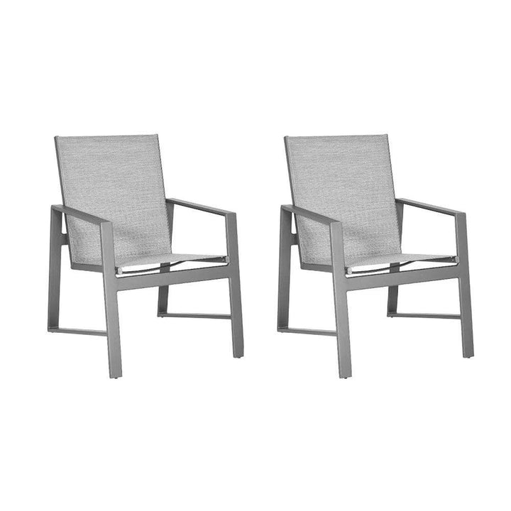 Castelle Prism Sling Dining Chair-Outdoor Dining Chairs-Castelle-LOOMLAN