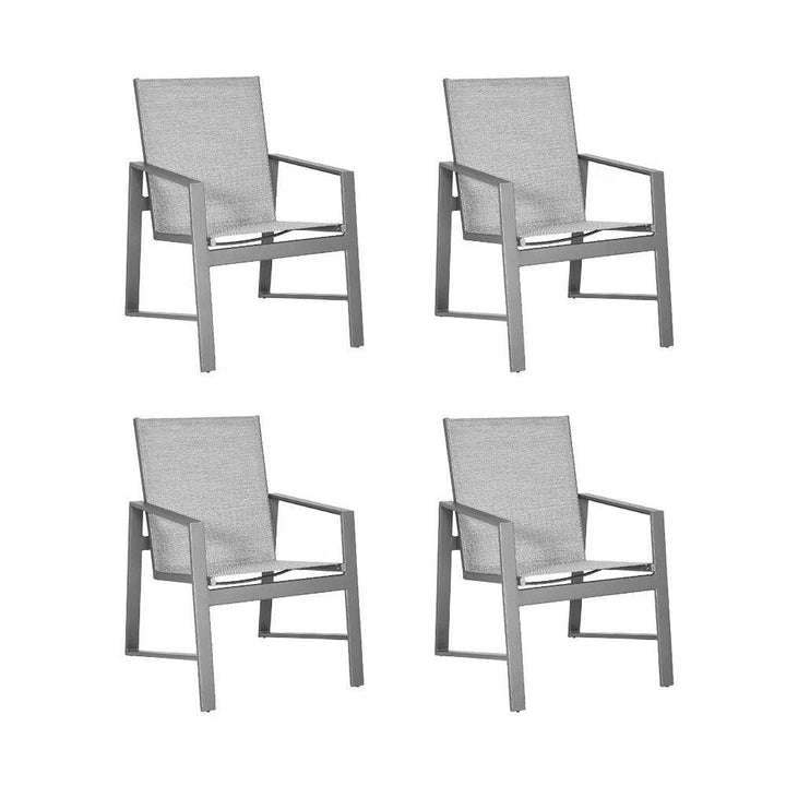 Castelle Prism Sling Dining Chair-Outdoor Dining Chairs-Castelle-LOOMLAN