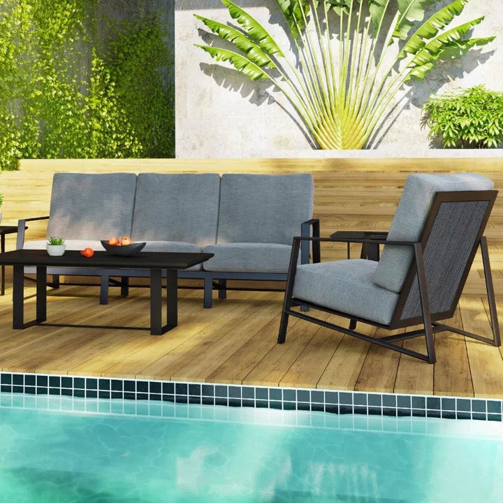 Castelle Prism Sofa High Back Deep 3 - Seater - LOOMLAN - Castelle - Outdoor Sofas & Loveseats