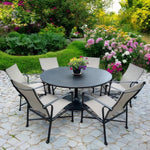 Castelle Tulip Aluminum Outdoor Round Dining Table